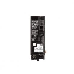 20 Amp Single Pole Type QPF2 GFCI Circuit Breaker by Siemens