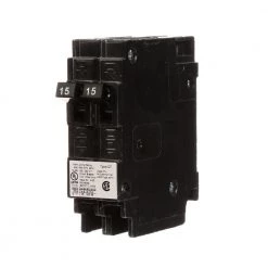 15 Amp Tandem Single Pole Type QT Circuit Breaker by Siemens