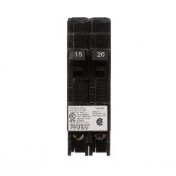 15/20 Amp Tandem Single-Pole Type QT Circuit Breaker by Siemens
