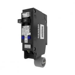 20 Amp 120-Volt 1-Pole Tandem CAFCI Type QTA Circuit Breaker by Siemens