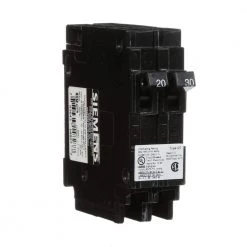 20/30 Amp Single Pole Tandem Type QT Circuit Breaker by Siemens -ELECTRICAL TOOLS Store siemens tandem breakers q2030 1f 1000