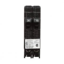 30/15 Amp Single-Pole Duplex Circuit Breaker by Siemens