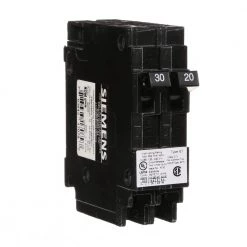 30/20 Amp Single-Pole Duplex Circuit Breaker by Siemens -ELECTRICAL TOOLS Store siemens tandem breakers q3020 1f 1000