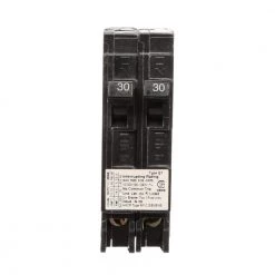 Two 30 Amp Single-Pole Circuit Breaker Non-Current Limiting by Siemens