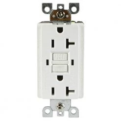 20 Amp 125 VDC GFCI Electrial Wall Outlet Indoor with Wall Plate, White (3-Pack) by ASI -ELECTRICAL TOOLS Store white asi electrical outlets receptacles ltg20 03w 40 1000