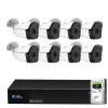 8-Channel HD-Coaxial 5MP Surveillance System 2TB With 8 4-in-1 Analog 2.8mm Fixed Lens Bullet Security Cameras by GW Security