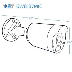 16-Channel 8MP 4TB NVR Smart Security Camera System with 12 Wired Bullet POE Cameras, Spotlight, Fixed Lens, Microphone by GW Security 14 16-Channel 8MP 4TB NVR Smart Security Camera System with 12 Wired Bullet POE Cameras, Spotlight, Fixed Lens, Microphone by GW Security -ELECTRICAL TOOLS Store white gw security wired security camera systems gw8137mic12 4t fa 1000