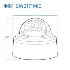 16-Channel 8MP 4TB NVR Security Camera System with 12 Wired Dome 4X Optical Zoom Camera, Color Night Vision, Microphone by GW Security -ELECTRICAL TOOLS Store white gw security wired security camera systems gw8171mic12 4t 76 1000
