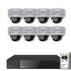 8-Channel 8MP 2TB NVR Security Camera System with 8 Wired Dome 4X Optical Zoom Camera, Color Night Vision, Microphone by GW Security