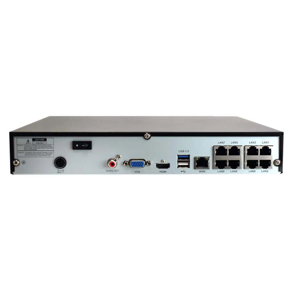 8-Channel 8MP 1TB NVR Smart Security Camera System with 4 Wired Dome Cameras 2.8 mm Fixed Lens Artificial Intelligence by GW Security 5 8-Channel 8MP 1TB NVR Smart Security Camera System with 4 Wired Dome Cameras 2.8 mm Fixed Lens Artificial Intelligence by GW Security - Image 5