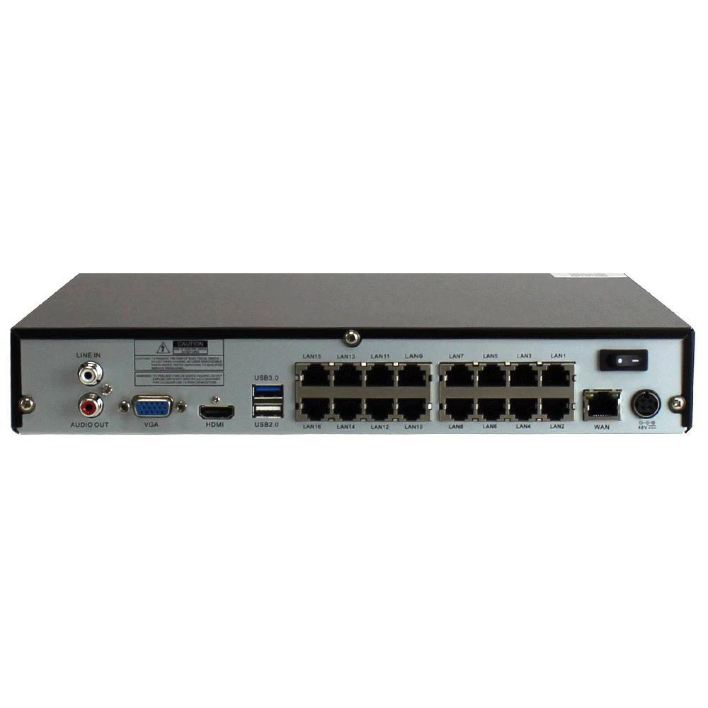 16-Channel 8MP 4TB NVR Smart Security Camera System w/ 12 Wired Bullet Cameras 3.6 mm Fixed Lens Artificial Intelligence by GW Security 6 16-Channel 8MP 4TB NVR Smart Security Camera System w/ 12 Wired Bullet Cameras 3.6 mm Fixed Lens Artificial Intelligence by GW Security - Image 6