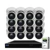 16-Channel 8MP 4TB NVR Smart Security Camera System w/ 16 Wired Bullet Cameras 3.6 mm Fixed Lens Artificial Intelligence by GW Security