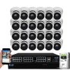 32-Channel 8MP 8TB NVR Smart Security Camera System w/ 24 Wired Bullet Cameras 3.6 mm Fixed Lens Artificial Intelligence by GW Security