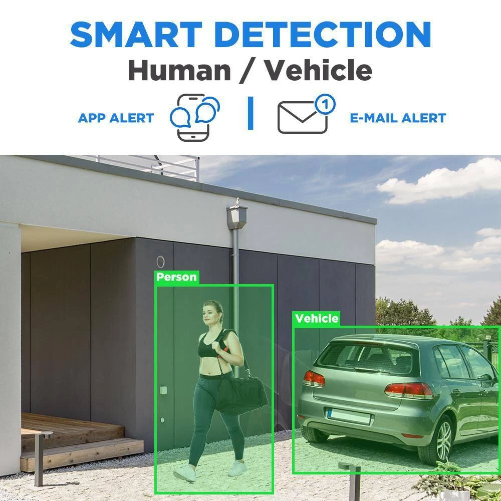 8-Channel 8MP 1TB NVR Smart Security Camera System with 4 Wired Bullet Cameras 3.6 mm Fixed Lens Artificial Intelligence by GW Security 6 8-Channel 8MP 1TB NVR Smart Security Camera System with 4 Wired Bullet Cameras 3.6 mm Fixed Lens Artificial Intelligence by GW Security - Image 6