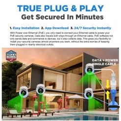 8-Channel 8MP 1TB NVR Smart Security Camera System with 4 Wired Bullet Cameras 3.6 mm Fixed Lens Artificial Intelligence by GW Security 11 8-Channel 8MP 1TB NVR Smart Security Camera System with 4 Wired Bullet Cameras 3.6 mm Fixed Lens Artificial Intelligence by GW Security -ELECTRICAL TOOLS Store white gw security wired security camera systems gw8536mic4 1t 66 1000