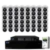 64-Channel 8MP 16TB NVR Smart Security Camera System w/56 Wired Turret Cameras 3.6 mm Fixed Lens Artificial Intelligence by GW Security