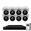 8-Channel 8MP 2TB NVR Smart Security Camera System with 8 Wired Bullet Cameras 3.6 mm Fixed Lens Artificial Intelligence by GW Security