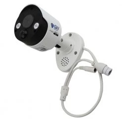 16-Channel 8MP 4TB NVR Security Camera System with 12 Wired Bullet Cameras 3.6 mm Fixed Lens 2-Way Audio, Spotlight by GW Security -ELECTRICAL TOOLS Store white gw security wired security camera systems gw8538ip12 4t 4f 1000